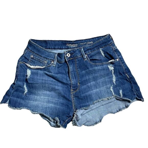 Levi's Pants - LEVI’S Signature Women's Denim High Rise Shorts 10 W 30 Distressed Cut Off